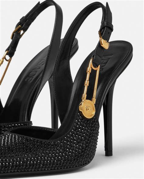 versace women pumps|versace safety pin heels.